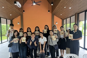 กิจกรรมเข้าเยี่ยมชมนิทรรศการชลวัฏน์วิถี การจัดการทรัพยากรน้ำและสิ่งแวดล้อม สร้างความสัมพันธ์ระหว่างคน น้ำ และระบบนิเวศ